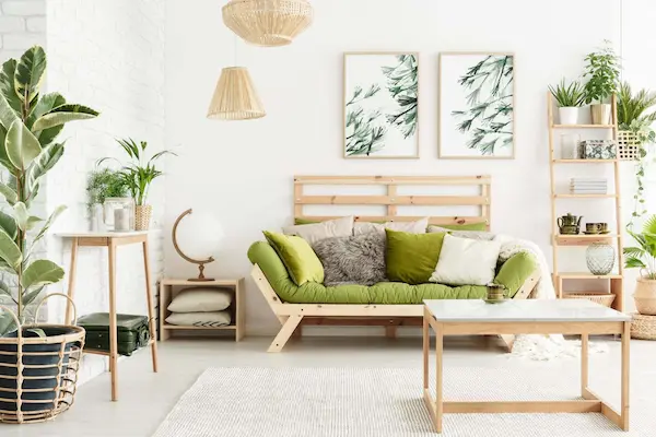 Tendencias de decoración ecológica y sostenible para el hogar