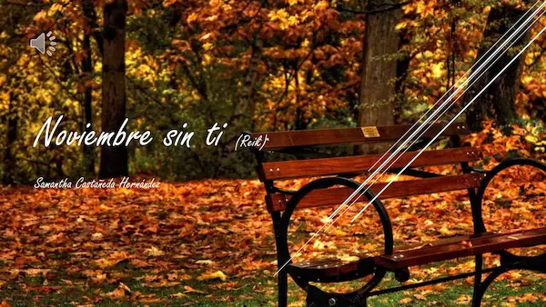 Canciones de noviembre, noviembre sin ti