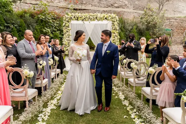 Local para bodas pequeño e íntimo
