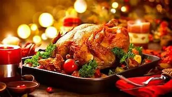 Receta 1: Pavo al horno tradicional para una cena navideña