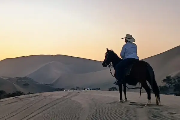 Paseos a caballo en las dunas de Ica