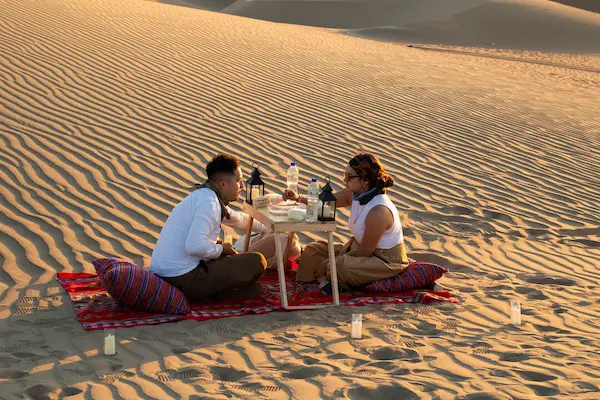 Picnic en el desierto
