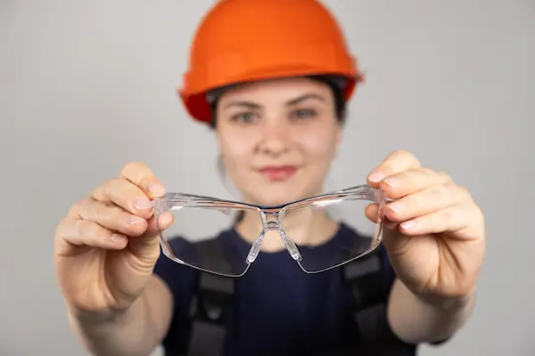 Protección visual para trabajos con impacto o chispas