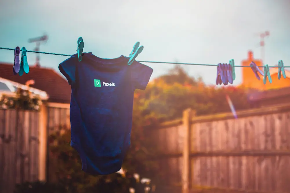 Cómo secar la ropa de un recién nacido de forma segura