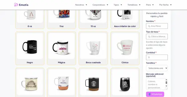 Las tazas personalizadas de Emotis el producto estrella que no para de crecer