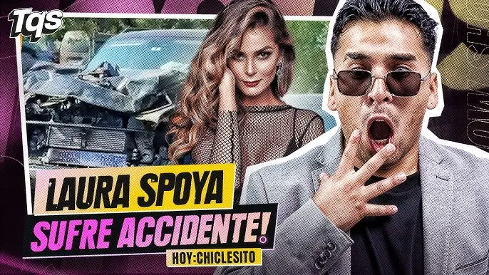 Laura Spoya accidente y la reacción en redes sociales tras el hecho en Surco