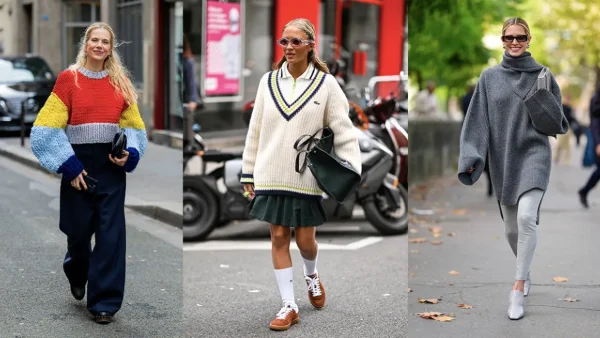6. El retorno del suéter oversized